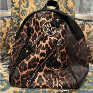 NEW Killstar gothic leopard print backpack